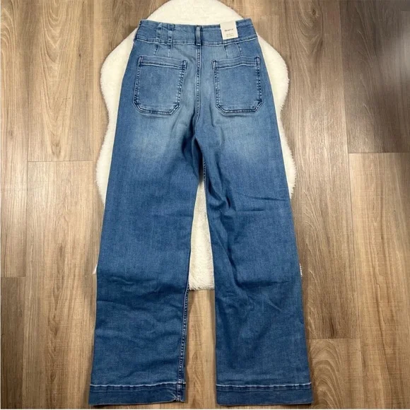 NWOT Maeve The Colette Wide-Leg Jeans Anthropologie - Picture 8 of 9